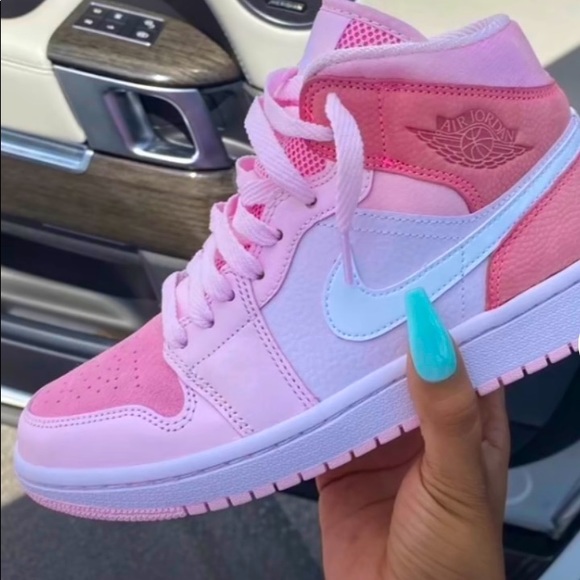 Nike Shoes - jordan 1 digital pink